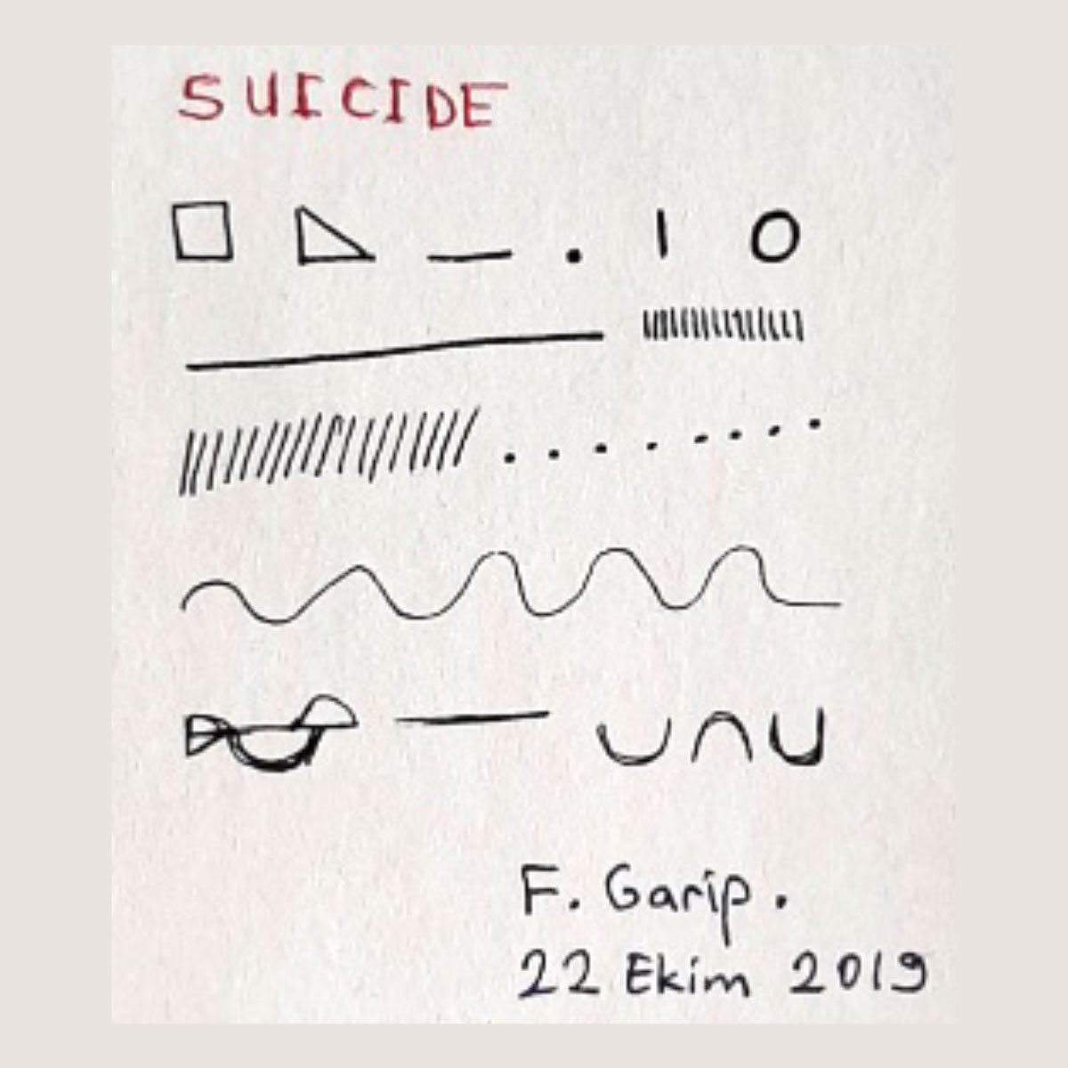 <span>Poems</span>SUICIDE<span>22 October 2019</span>